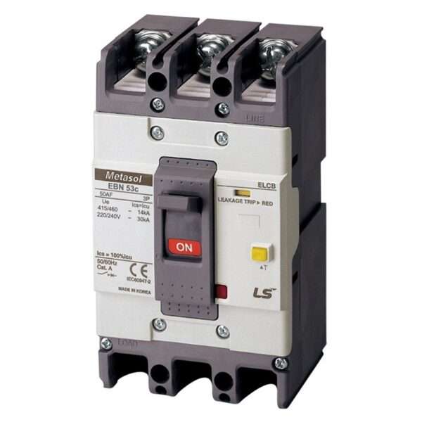 LS EBN53c 20A 100/300/500mA Earth Leakage Circuit Breaker (ELCB)