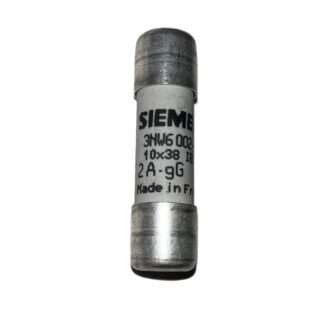 Siemens 3NW6002-1 Fuse, 10 x 38 mm, 2 A