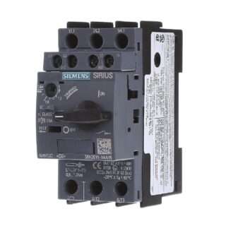 Siemens 3RV2011-1AA15 Circuit breaker 1.1 - 1.6A, 1NO+1NC