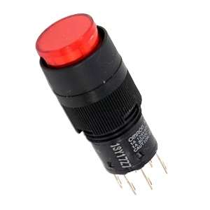 Omron A3CT-90A1-24ER Push button Switch, 24VDC, Red, Momentary