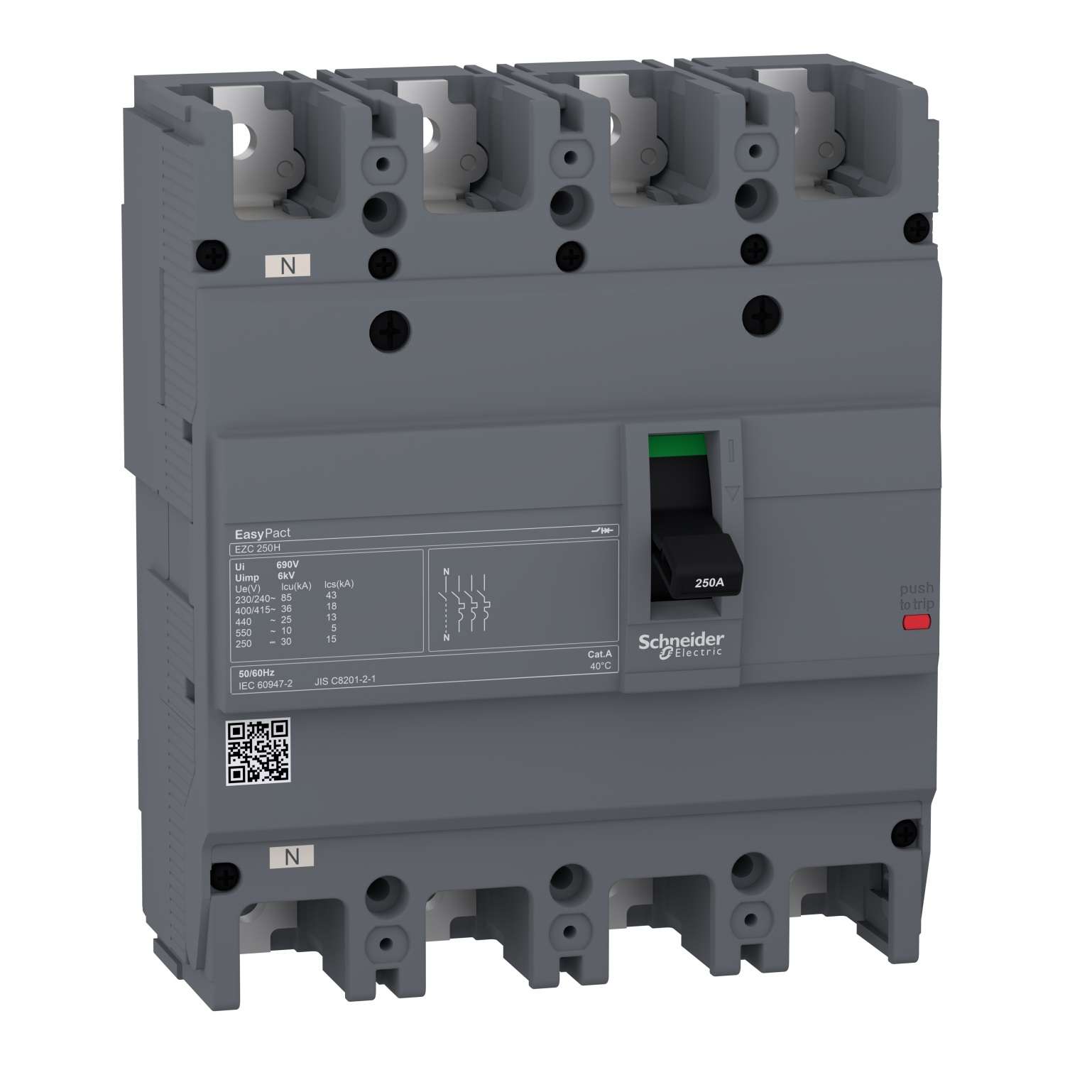 Schneider EZC250H4250 Molded Case Circuit Breaker (MCCB)