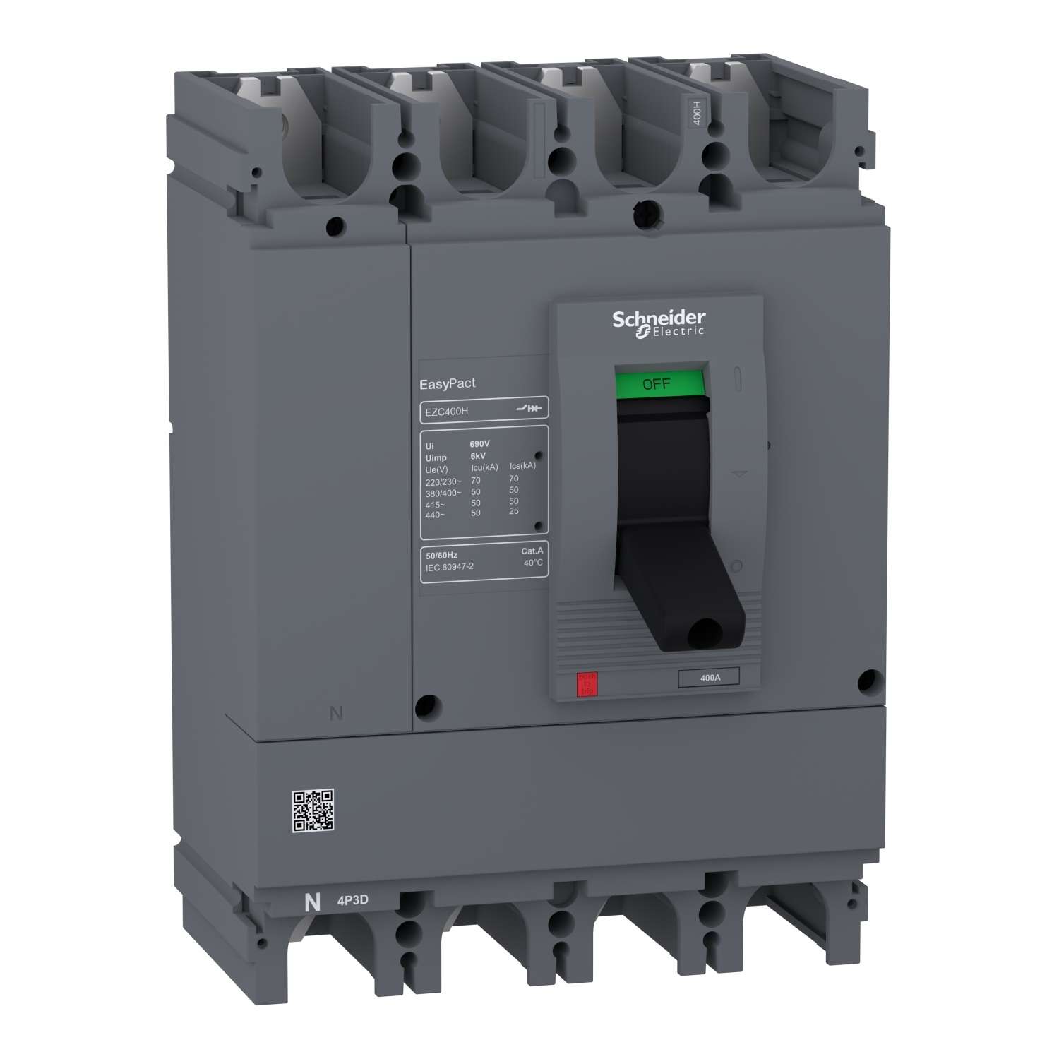 Schneider EZC400H4400N Molded Case Circuit Breaker (MCCB)