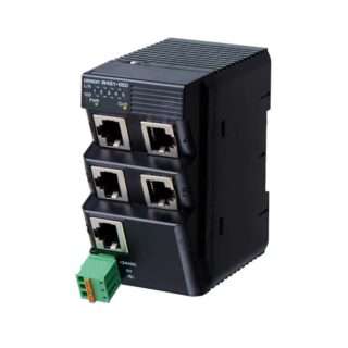Omron W4S1-05D Industrial Switching Hub, 5 ports