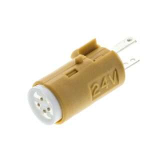 Omron A16-24DSY LED Lamp, Yellow, accessory for Push button Switches A16 (Illuminated)
