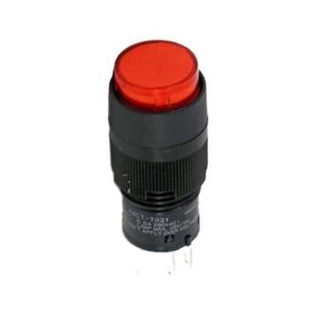 Omron A3CT-90B1-24ER Push button Switch, 24VDC, Red, Alternate
