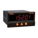 Selec PIC152 digital panel meter displaying 152.0 with three orange control buttons