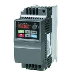 Variable frequency drive (VFD) with digital display and control buttons for motor speed control