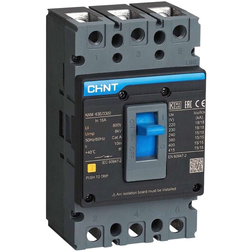 CHINT NXM-63E/3300 16A 15kA 3P MCCB Molded Case Circuit Breaker