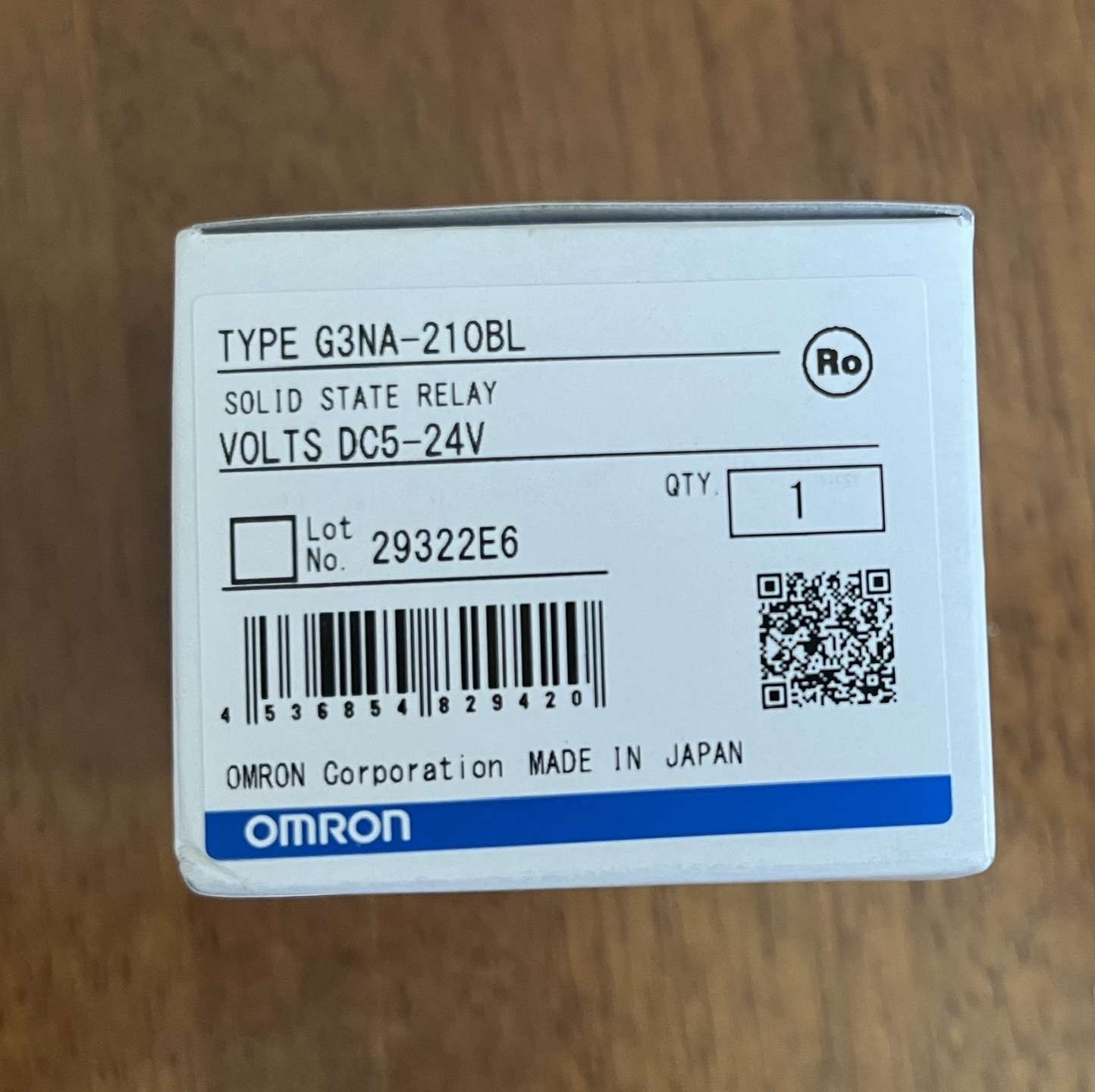 Omron G3NA-210BL DC5-24 Solid State Relay - Image 3
